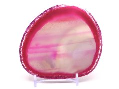 Achátový plát velikost 10 cm + stojánek #1624 - Top kvalita