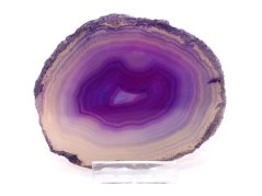 Achátový plát velikost 9 cm + stojánek #1851 - Top kvalita