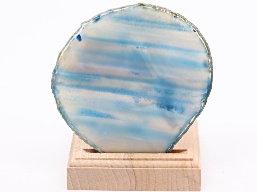 Achátový svícen plát 9 cm - Top kvalita #326