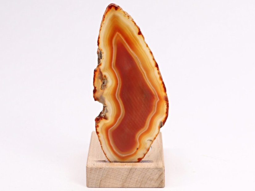 Achátový svícen plát 12 cm - Top kvalita #419