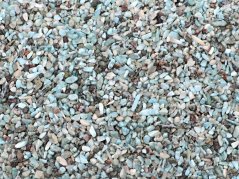 Tromlovaný kámen Larimar XXXS velikost 3 - 8 mm - Dominikánská republika #386