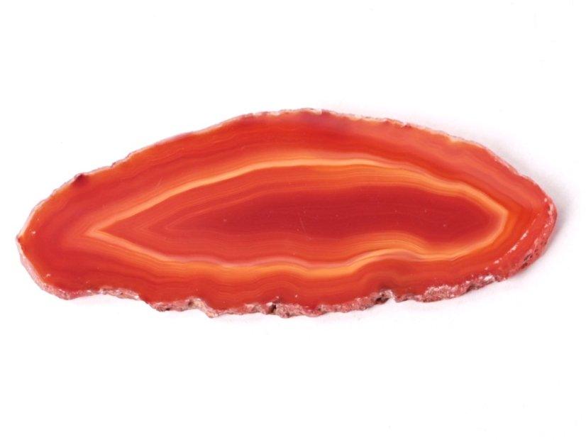 Achátový plát červený velikost 6 - 9 cm Top kvalita #NV128