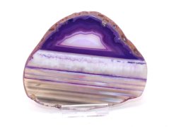 Achátový plát velikost 11 cm + stojánek #1791 -  Top kvalita