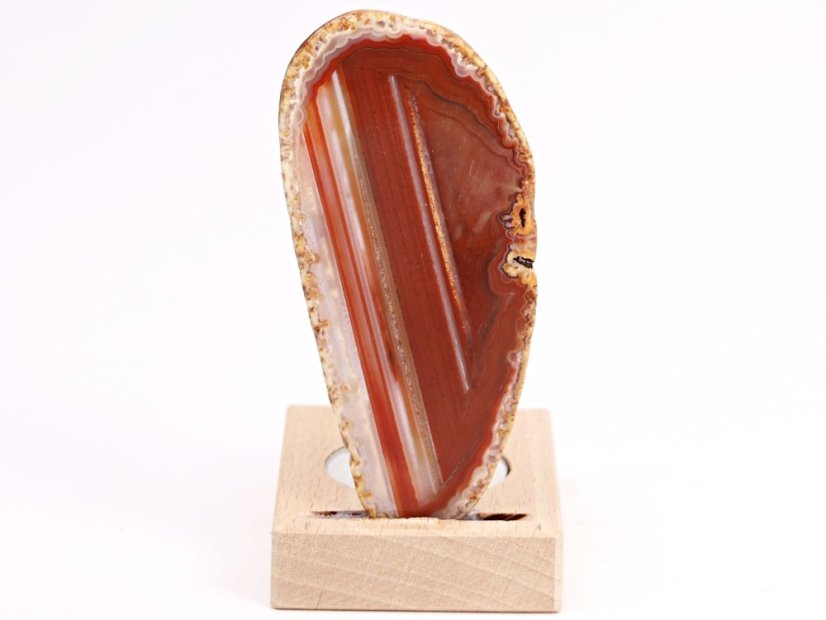 Achátový svícen plát 10 cm - Top kvalita #423