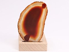 Achátový svícen plát 9 cm - Top kvalita #403