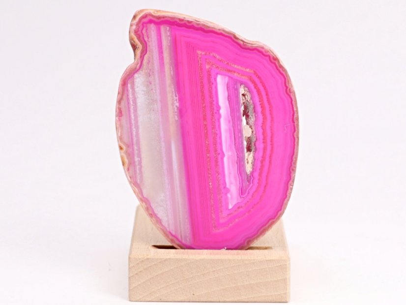 Achátový svícen plát 9 cm - Top kvalita #369