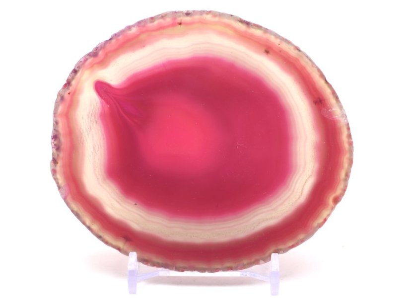 Achátový plát velikost 10 cm + stojánek #1638 - Top kvalita Achátový plát velikost 10 cm + stojánek #1638 - Top kvalita