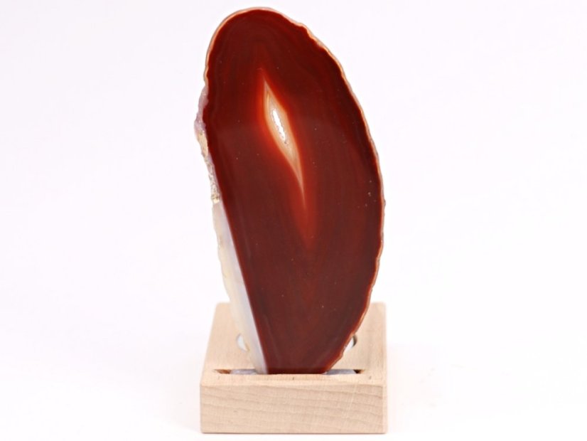 Achátový svícen plát 12 cm - Top kvalita #416