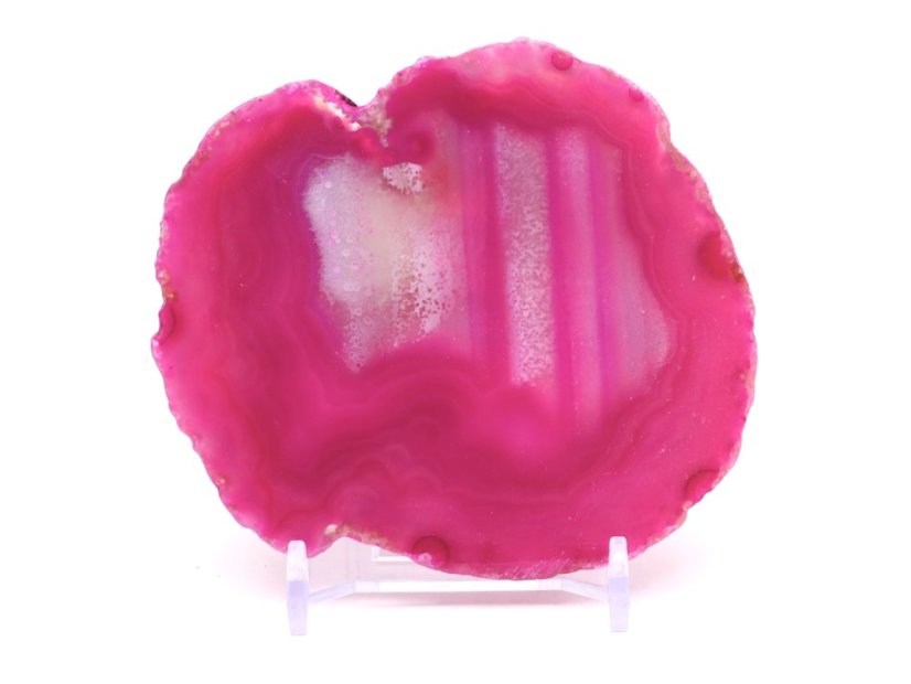 Achátový plát velikost 9 cm + stojánek #1660 - Top kvalita