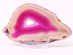 Achátový plát velikost 11 cm + stojánek #1379 - Top kvalita