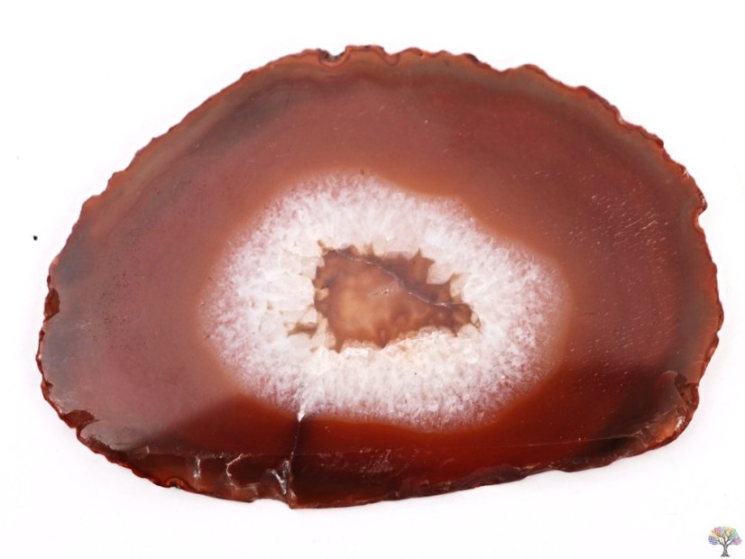 Achátový plát červený velikost 7 - 11 cm Top kvalita #NV450