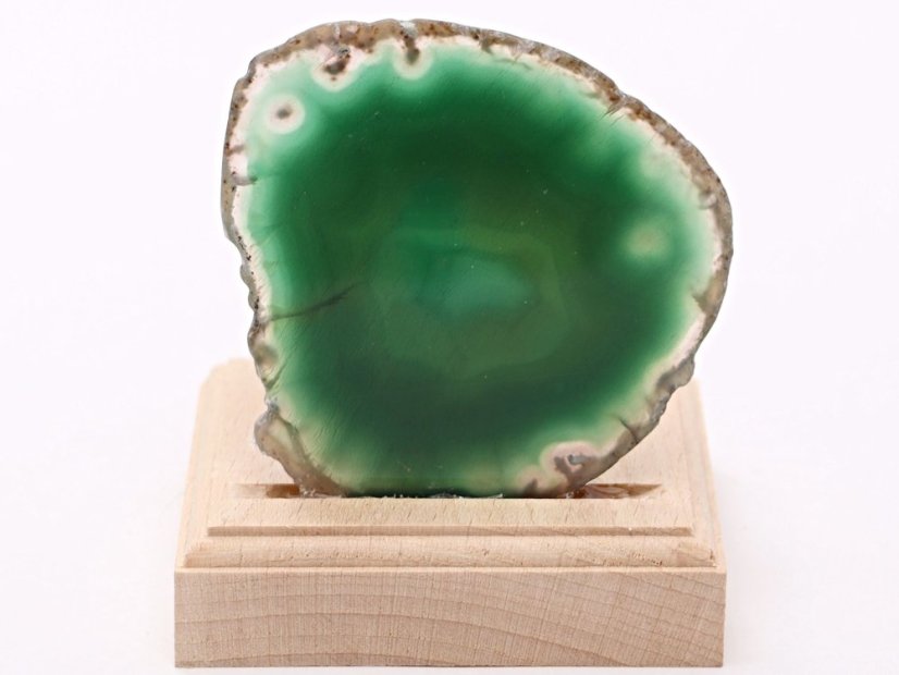 Achátový svícen plát 7 cm - Top kvalita #631