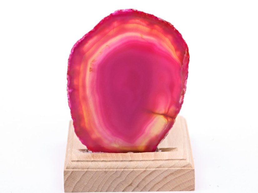 Achátový svícen plát 9 cm - Top kvalita #308