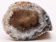 Achát peříčkový 140 g - 7 cm - geoda - Top kvalita - #349